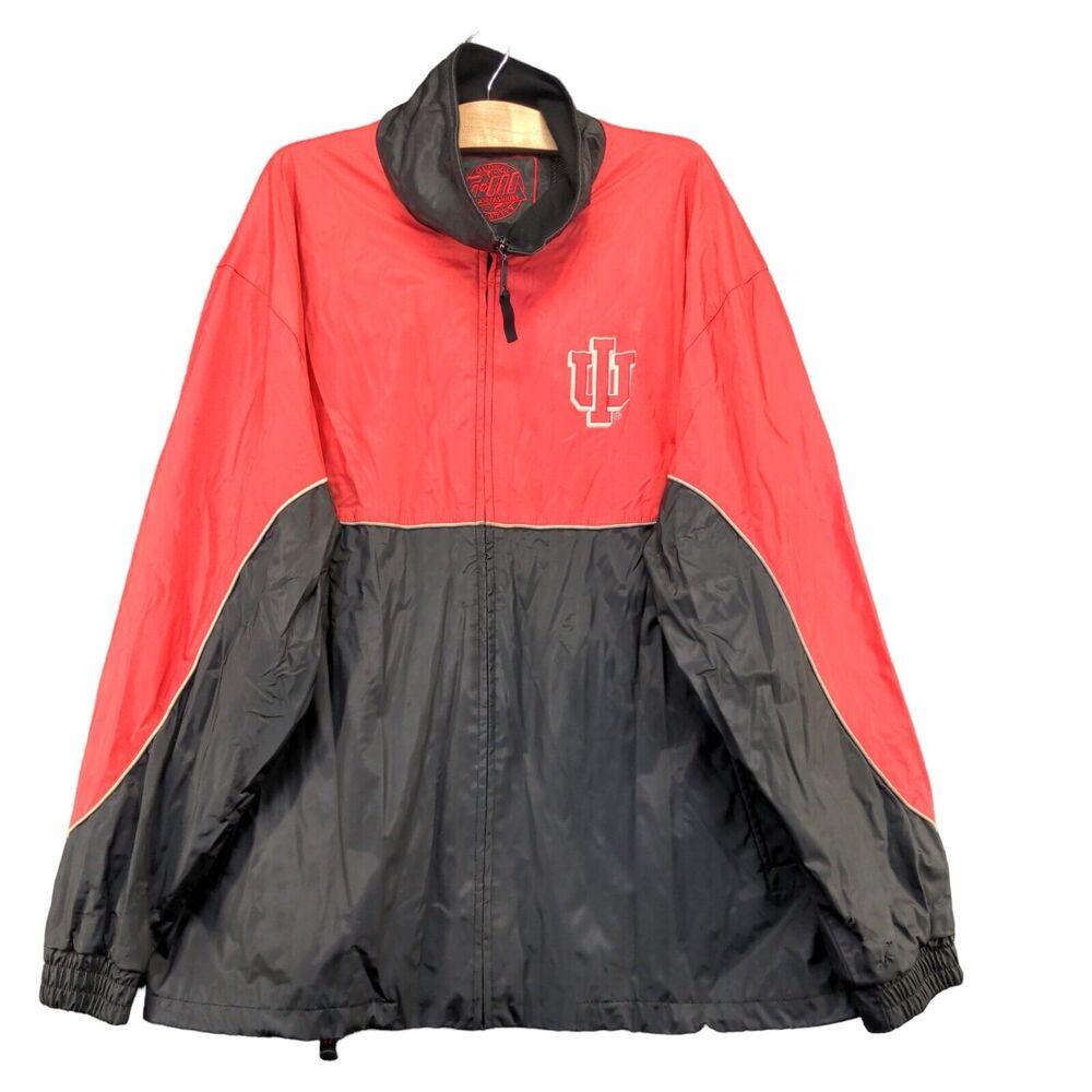 Global Identity G-III Mens Indiana Hoosiers Windbreaker Jacket Large Multicolor